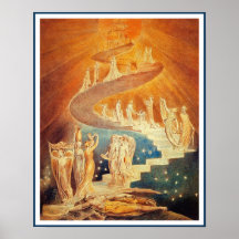 Poster/Print:  Jacob's Ladder - William Blake
