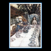 Poster/Print:  Mad Hatter's Tea Party - Rackham posters