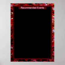 Poster: recommended events