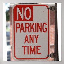 Poster-Signs & Symbols-No Parking