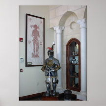 Poster: Suit of Armour at Eagle Castle, Paso Roble