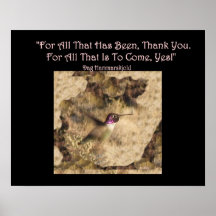 Poster ... Thank You and Yes!