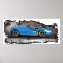 Poster TriumphTr2-Side