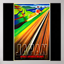 Poster-Vintage Travel Art-Japan