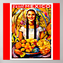 Poster-Vintage Travel Art-Mexico