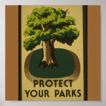 Poster-WPA-Protect Your Parks