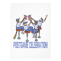 PostGame Celebration Personalised Invitation