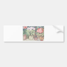 Pot Plant Art Bumper Stickers