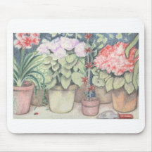 Pot Plant Art Mousepad