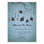 Pots & Cups & Keys Unbirthday Birthday Tea Party Custom Announcements