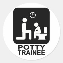 Potty Trainee Stckers Sticker