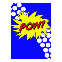 Pow! Card Personalized Announcement