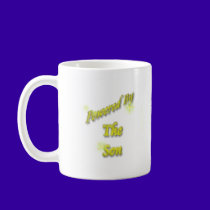 Powered by the Son mugs