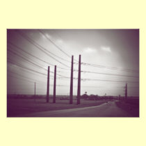Powerlines Poster photography