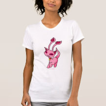 Prancing pink Aisha T-shirts