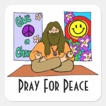 Pray For Peace Sticker