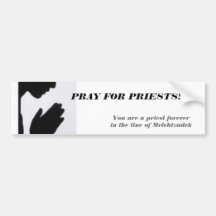 pray for priests bumper stickers
