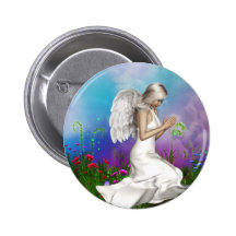 Praying Angel Button