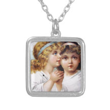 Praying angels children pendants