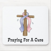 Praying For A Cure Mousepads