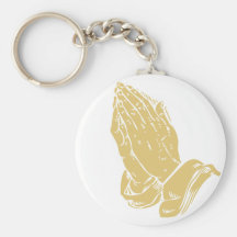 Praying Hands Key Chain