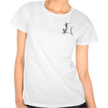 Precious Butterfly Initial L Tshirts