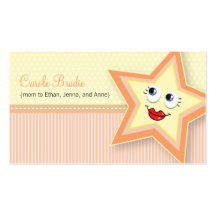 Precious Star Mummy Card Baby Peach Business Card