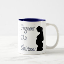 Pregnant This Christmas Mugs