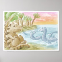 Prehistoric Relaxation Posters
