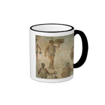 Preparations for a banquet, fragment of marble, li mug