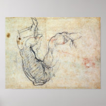 Preparatory Study for the Arm of Christ Print
