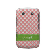 Preppy Pink Green Daisy Blackberry Bold Case
