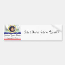President Barack Obama 2013 Inauguration Bumper Stickers