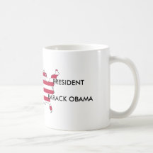 PRESIDENT BARACK OBAMA MUG