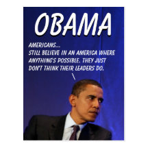President Barack Obama Postcard