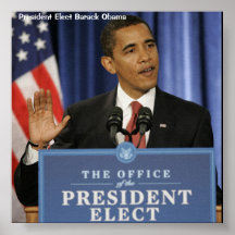 President Elect Obama Print