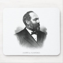 President James Garfield Mouse Pad