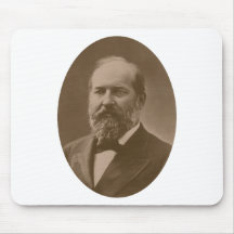 President James Garfield Mouse Pads
