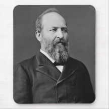 President James Garfield Mousepads