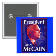President John McCain Button