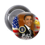 President Obama 2012 Campaign Launch Pinback Buttons