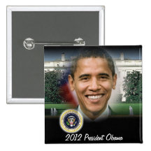 President Obama 2012 Re-election Buttons
