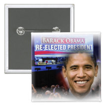 President Obama 2012 Re-election Buttons