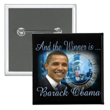 President Obama 2012 Re-election Pinback Buttons
