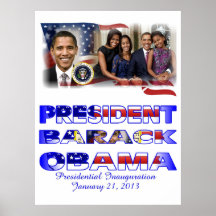 PRESIDENT OBAMA 2013 Inauguration Print