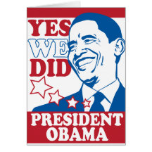 President Obama Card