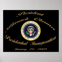 President Obama Commemorative 40"x30" Poster