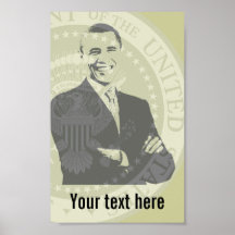 President Obama - Poster - template
