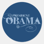 President Obama Round Stickers