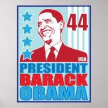 President Obama Vintage Poster